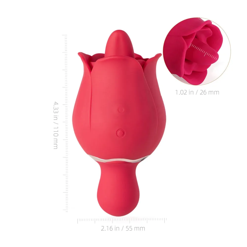 EvilRose - Tongue Licking Rose Vibrator