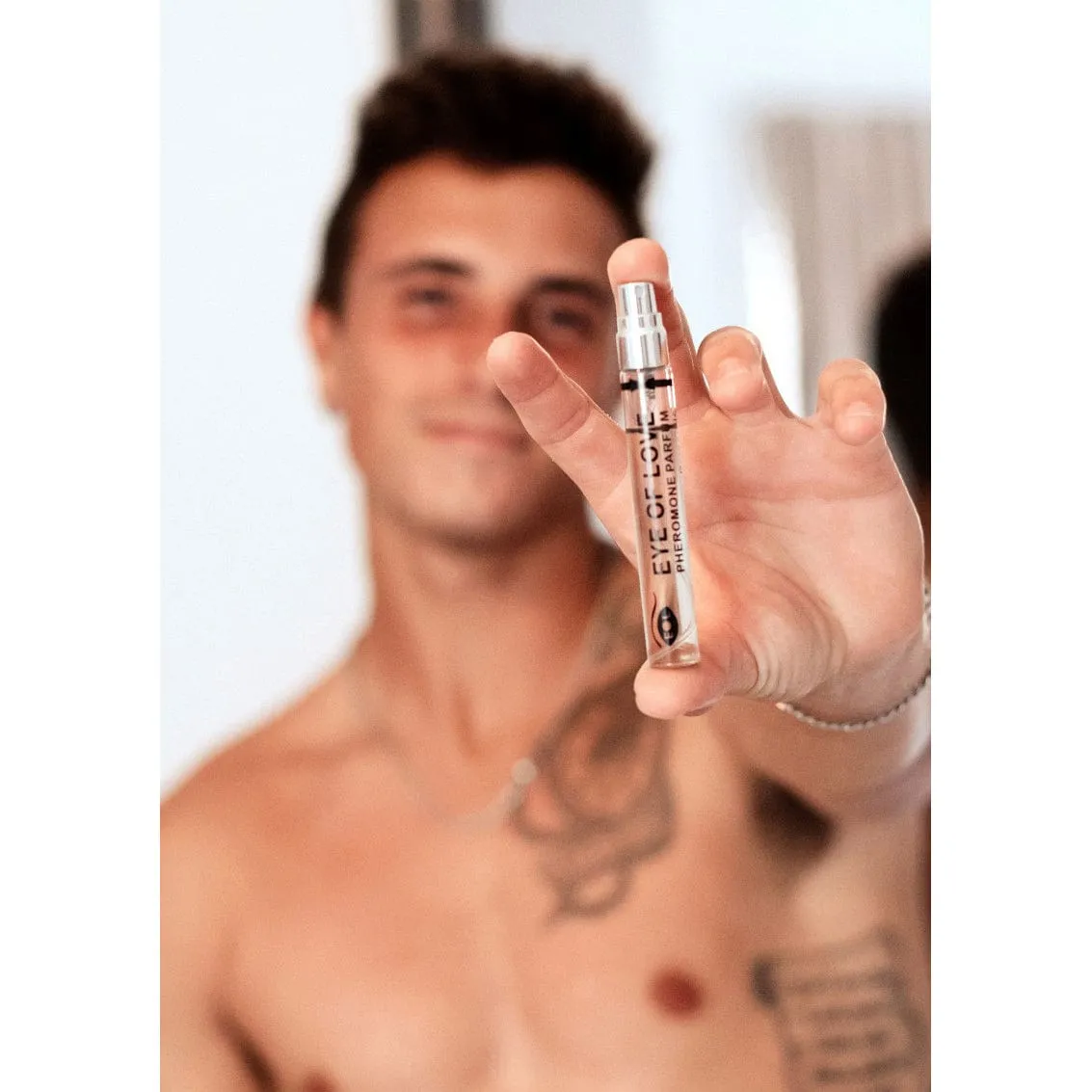 Eye of Love - Confidence Pheromone Cologne Spray For Him Travel Size