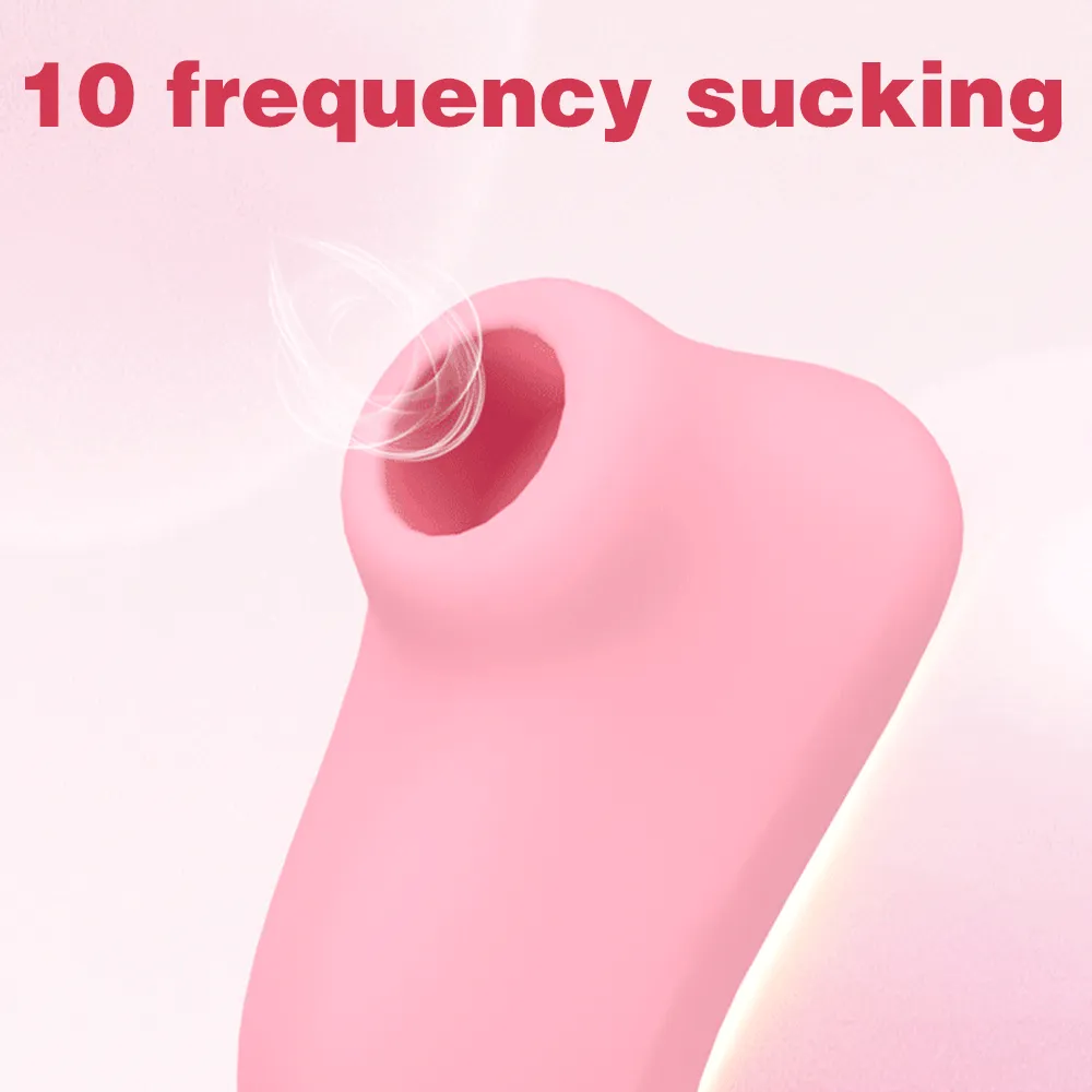 Finger Oral Sex Clit Sucking Vibrator - Pink Kawaii Whisper Quiet Female Sex Toys