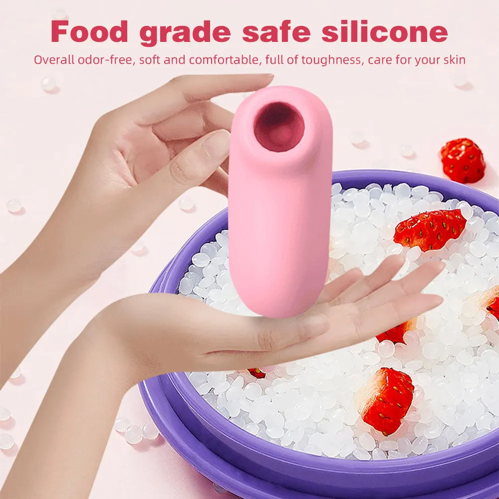 Finger Oral Sex Clit Sucking Vibrator - Pink Kawaii Whisper Quiet Female Sex Toys