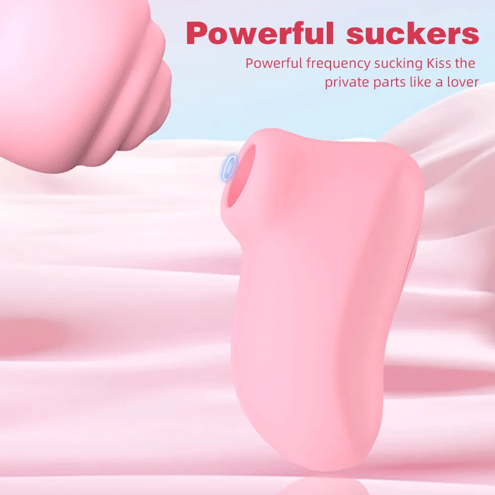 Finger Oral Sex Clit Sucking Vibrator - Pink Kawaii Whisper Quiet Female Sex Toys