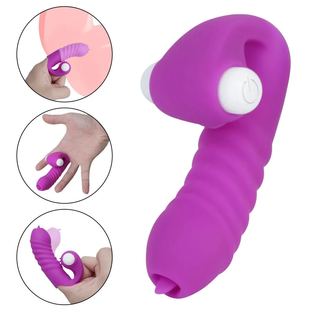 FingerFizz - Finger Vibrator for Women G Spot Clitoris Stimulation
