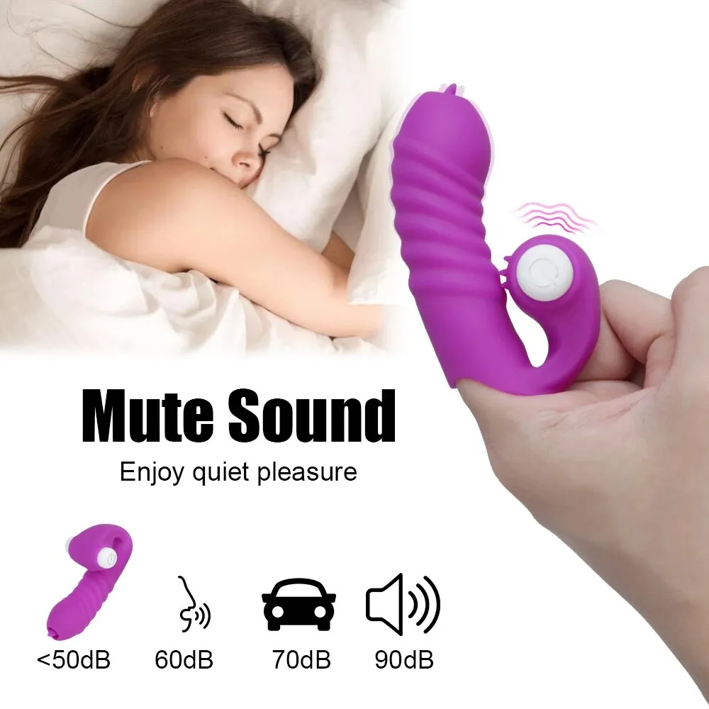 FingerFizz - Finger Vibrator for Women G Spot Clitoris Stimulation