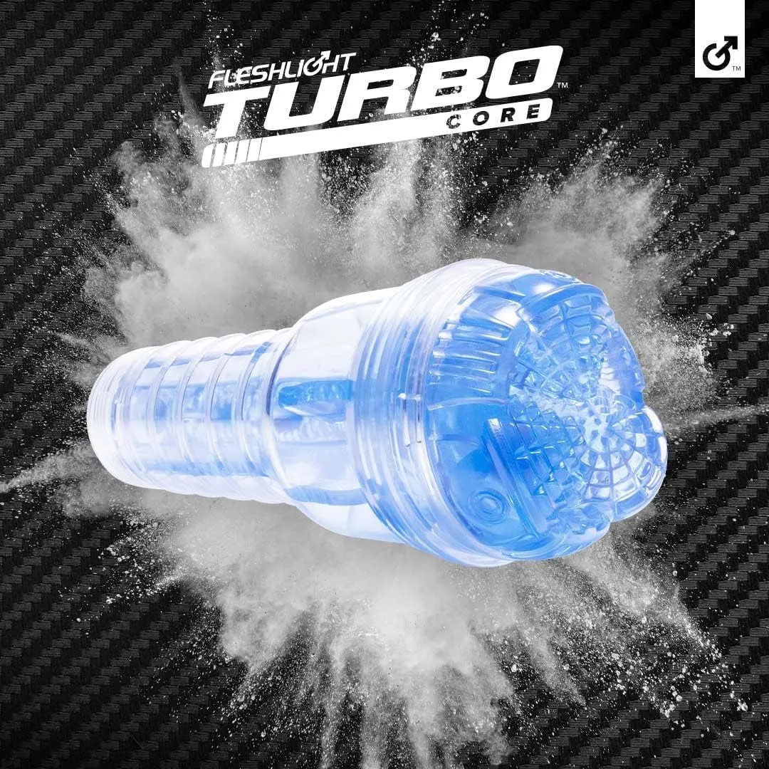 Fleshlight Turbo Core Masturbator - Blue Ice