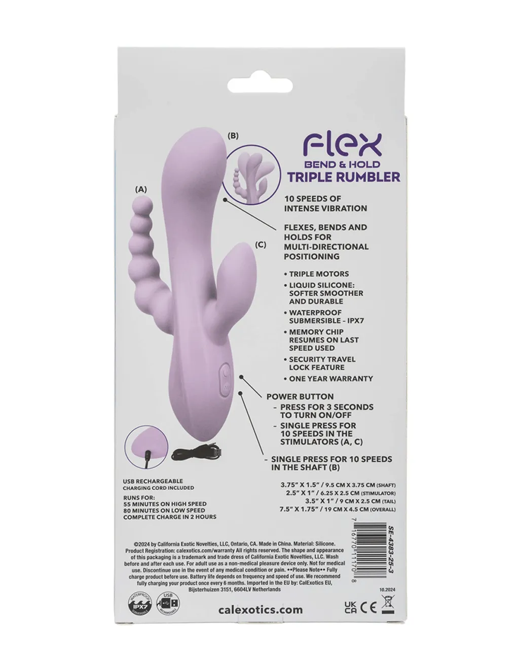 Flex Bend & Hold Triple Rumbler