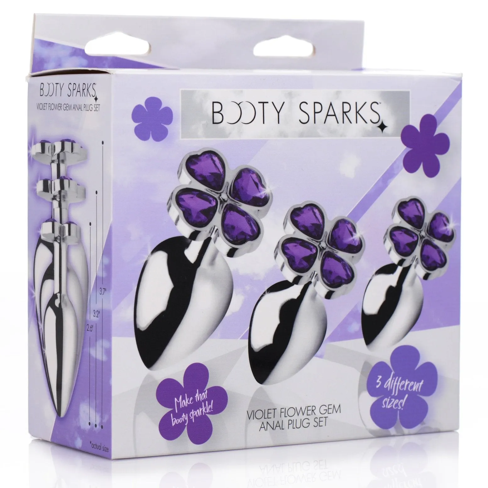 Flower Hearts Anal Plug Set