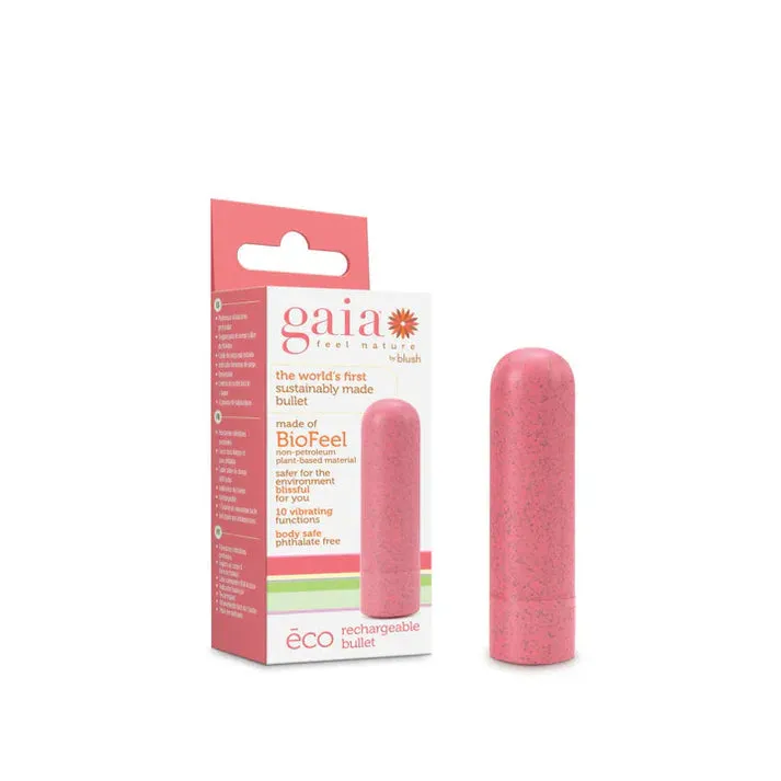 Gaia Eco Rechargeable Vibrating Bullet by Blush Novelties