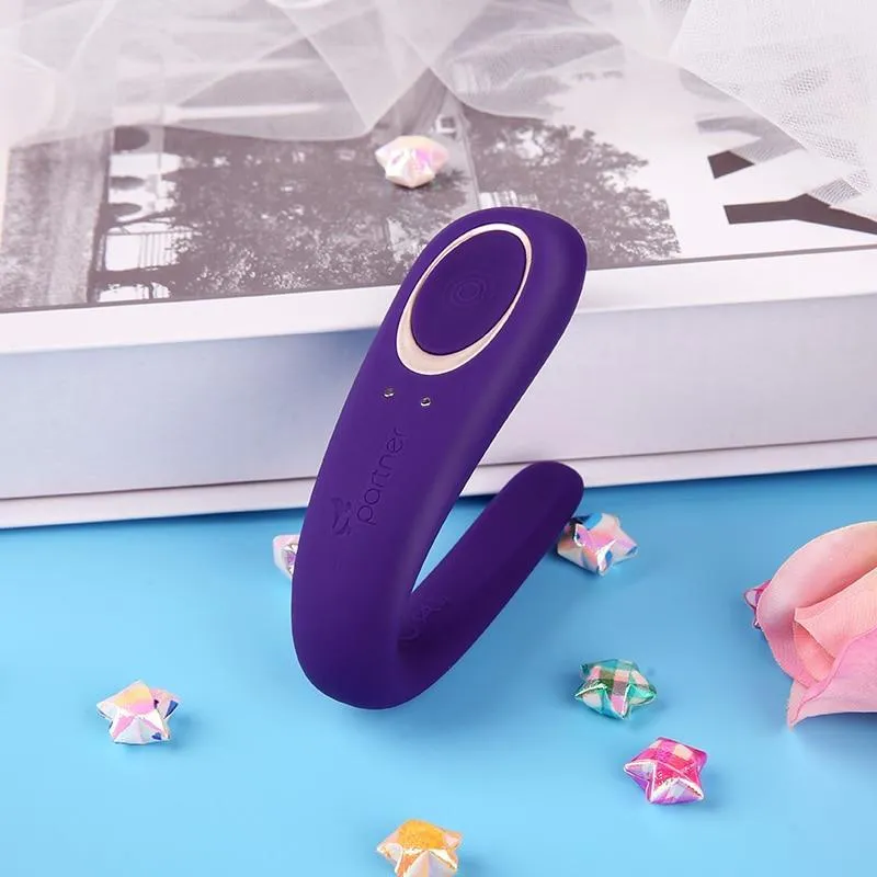 GER Satisfyer Partner Couples Vibrators G Spot Silicone Vibration Dildo Shock