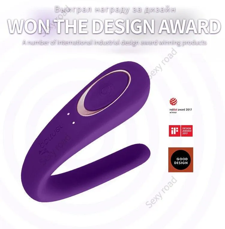 GER Satisfyer Partner Couples Vibrators G Spot Silicone Vibration Dildo Shock