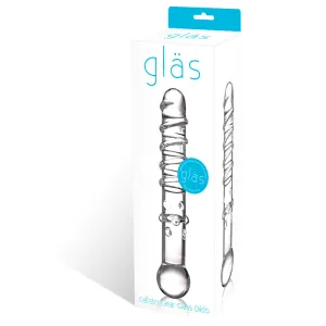 Glas 7 in. Callisto Clear Glass Dildo