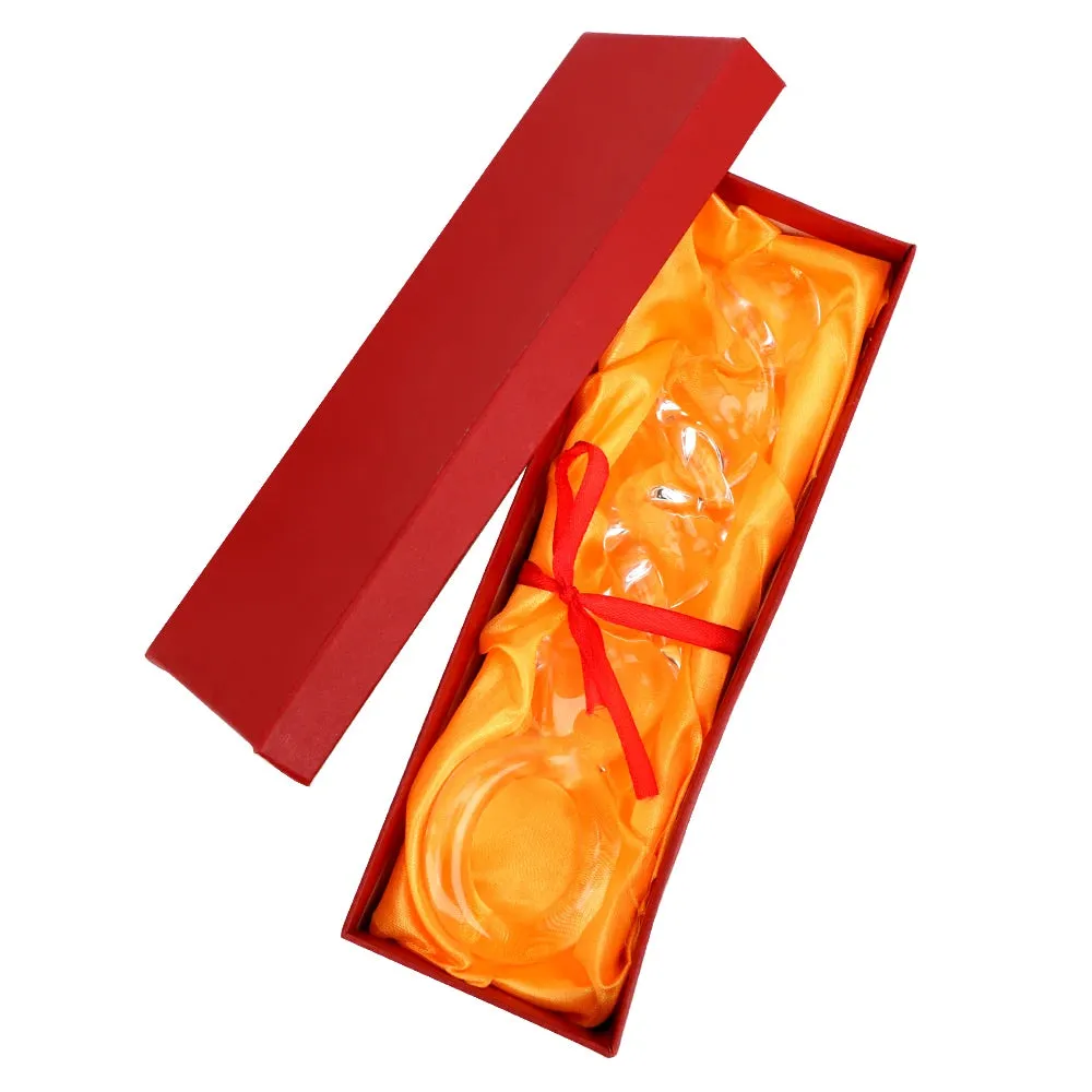 Glass Dildo Butt Plug - Pyrex Crystal G-spot Anal Sex Toys for Women Men