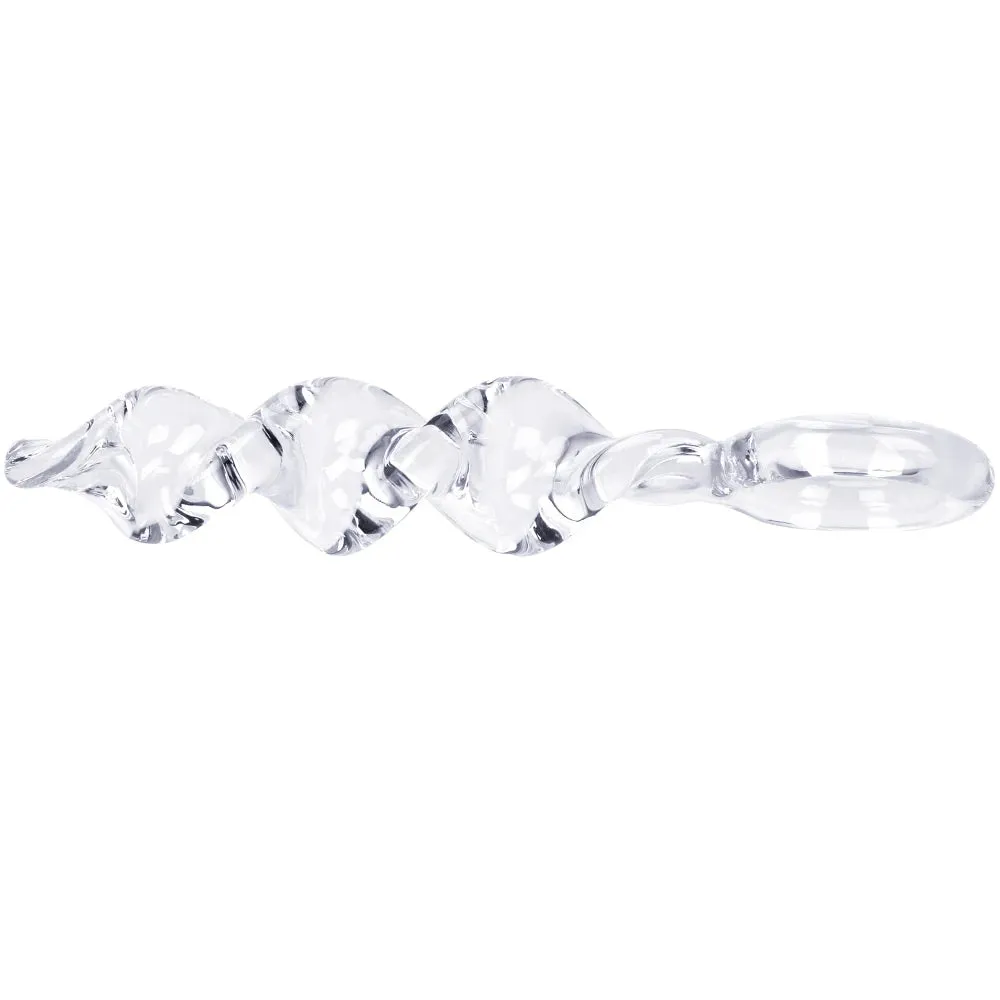 Glass Dildo Butt Plug - Pyrex Crystal G-spot Anal Sex Toys for Women Men