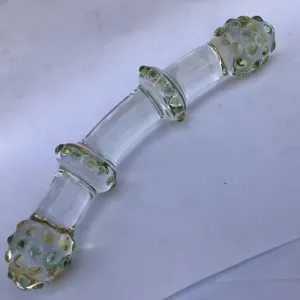 Glass Transparent Crystal Anal Plug Masturbator Anal Dilator Sex Toy