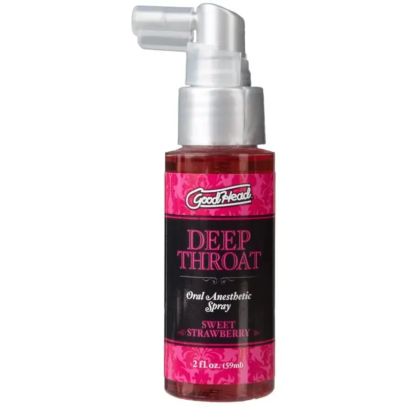 Good Heads Throat Anaesthetic Spray Sweet Strawberry. 2fl.oz