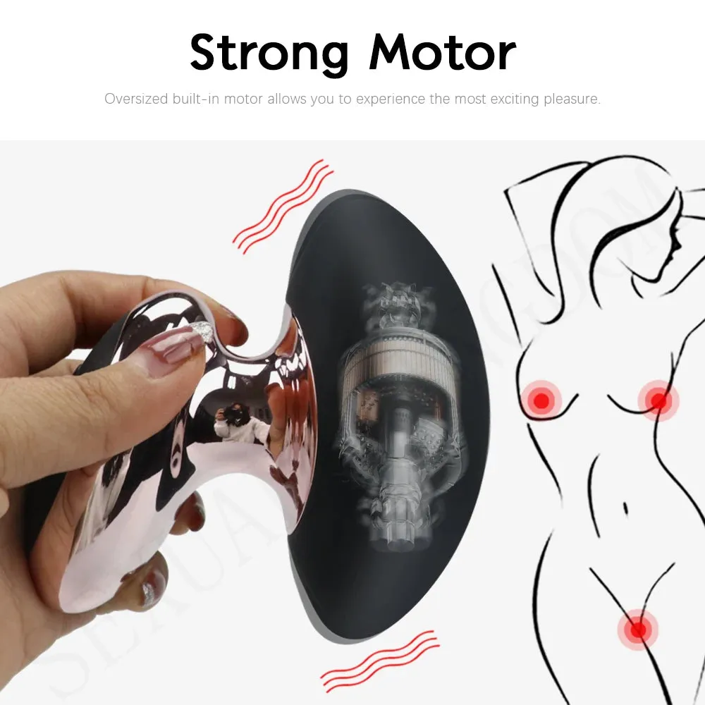 Handheld Clit Simulator - 10 Vibrating G Spot Clitoral Vibrator Nipple Toys