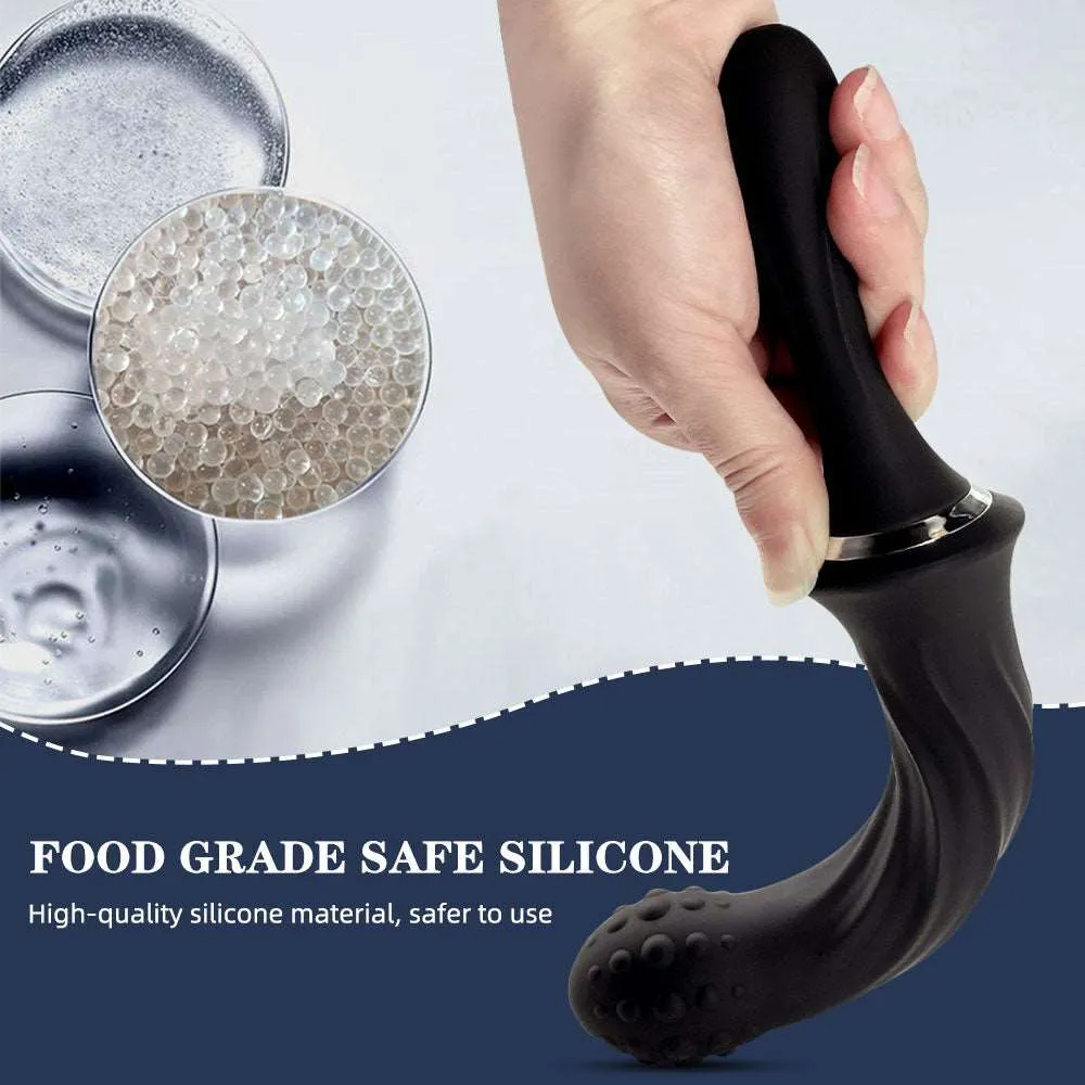 Handheld Prostate Massager - Floating Wolf Point Anal Plug Sex Toys for Men Women