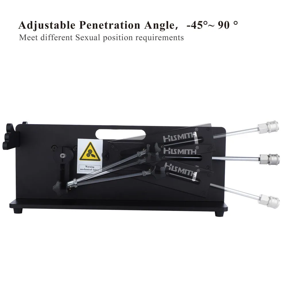 Hismith Table Top 2.0 Pro Sex Machine with APP/Remote/Wired Control. 100-Watt Motor. KlicLok System