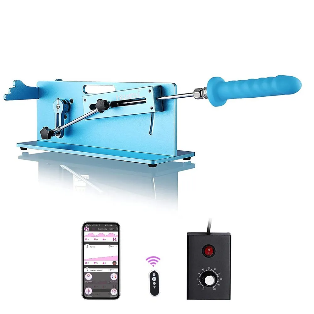 Hismith Table Top 2.0 Pro Sex Machine with APP/Remote/Wired Control. 100-Watt Motor. KlicLok System