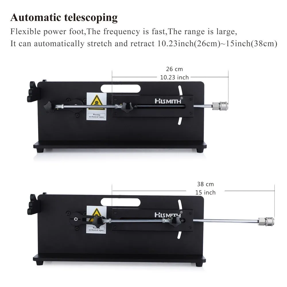 Hismith Table Top 2.0 Pro Sex Machine with APP/Remote/Wired Control. 100-Watt Motor. KlicLok System