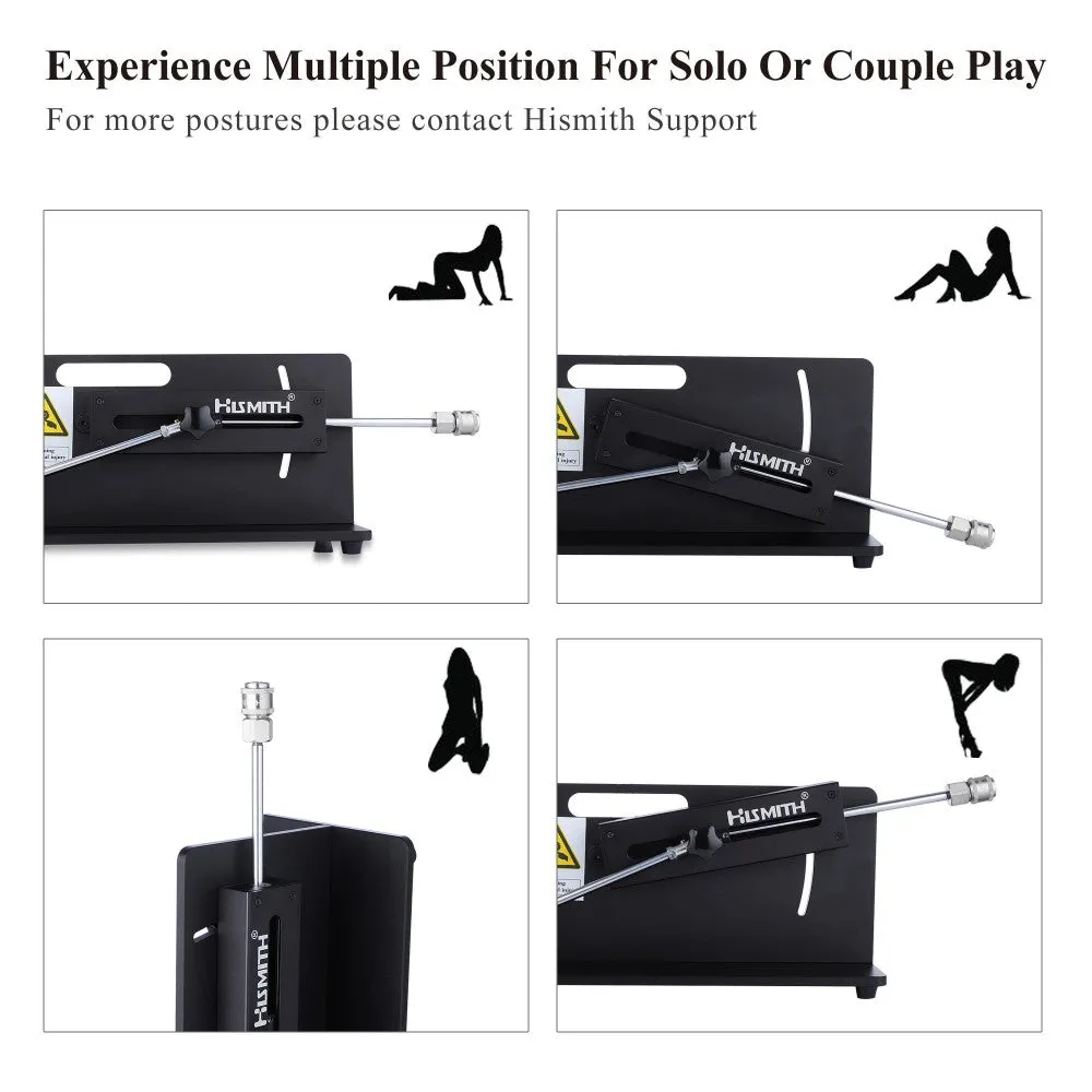 Hismith Table Top 2.0 Pro Sex Machine with APP/Remote/Wired Control. 100-Watt Motor. KlicLok System