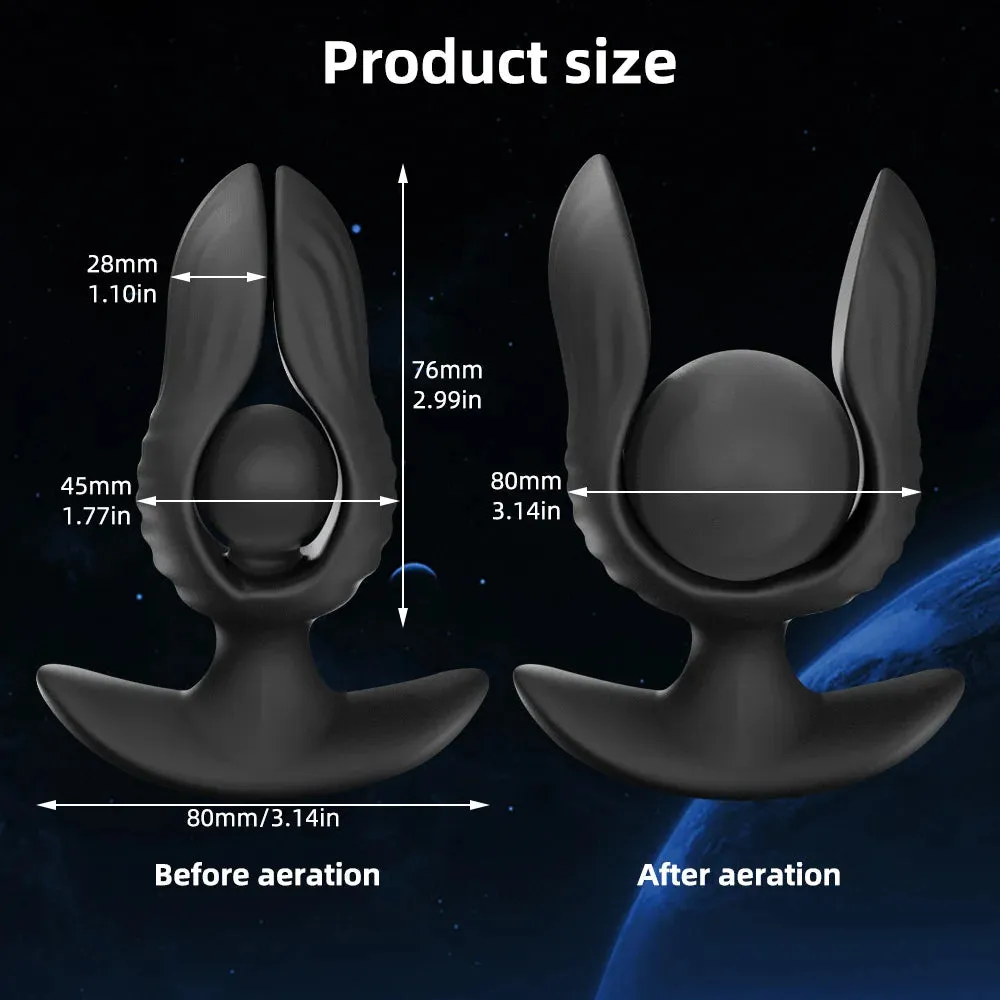 Inflatable Vibrating Anal Plug - Anal Ball Expander Estim Prostate Massager - Domlust