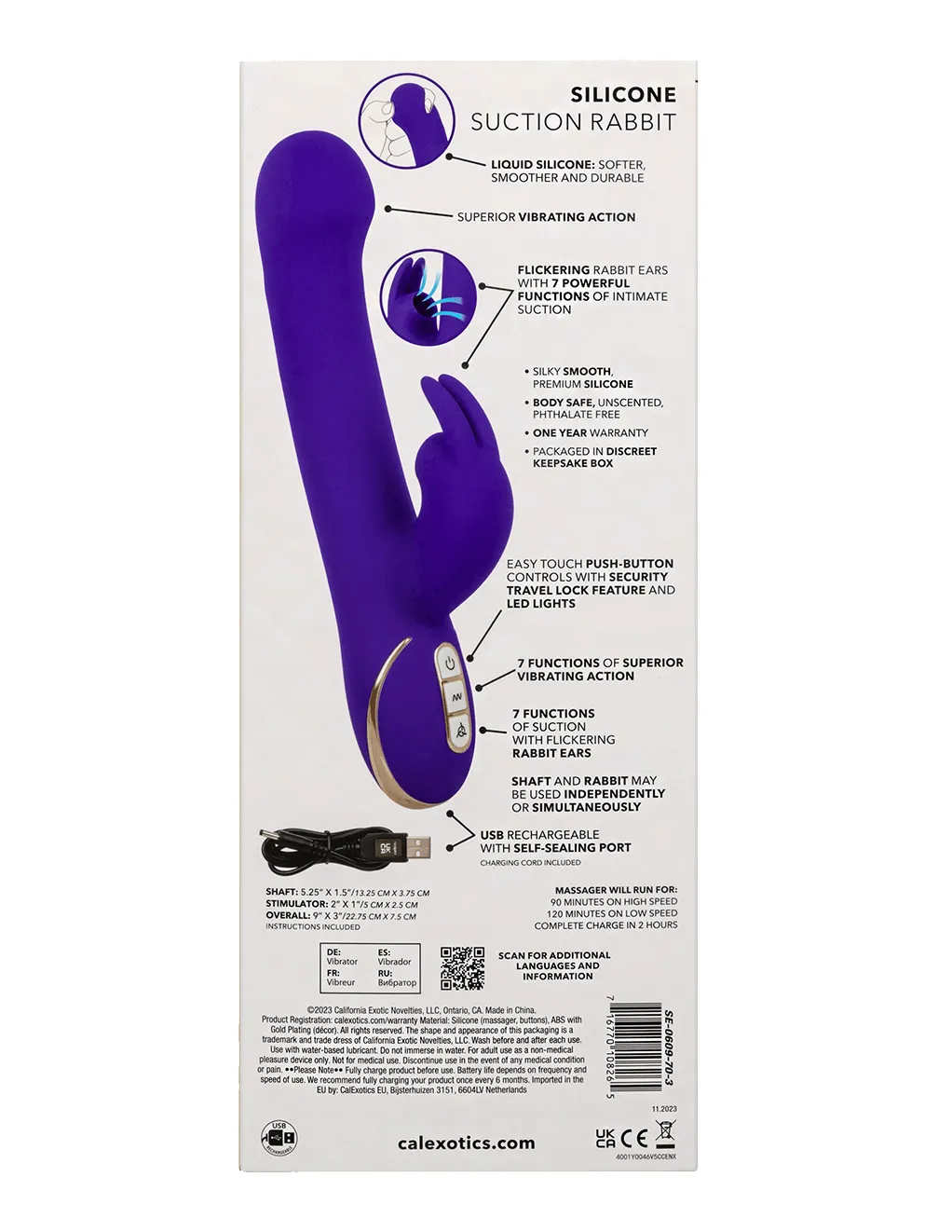 Jack Rabbit Signature Silicone Suction Rabbit
