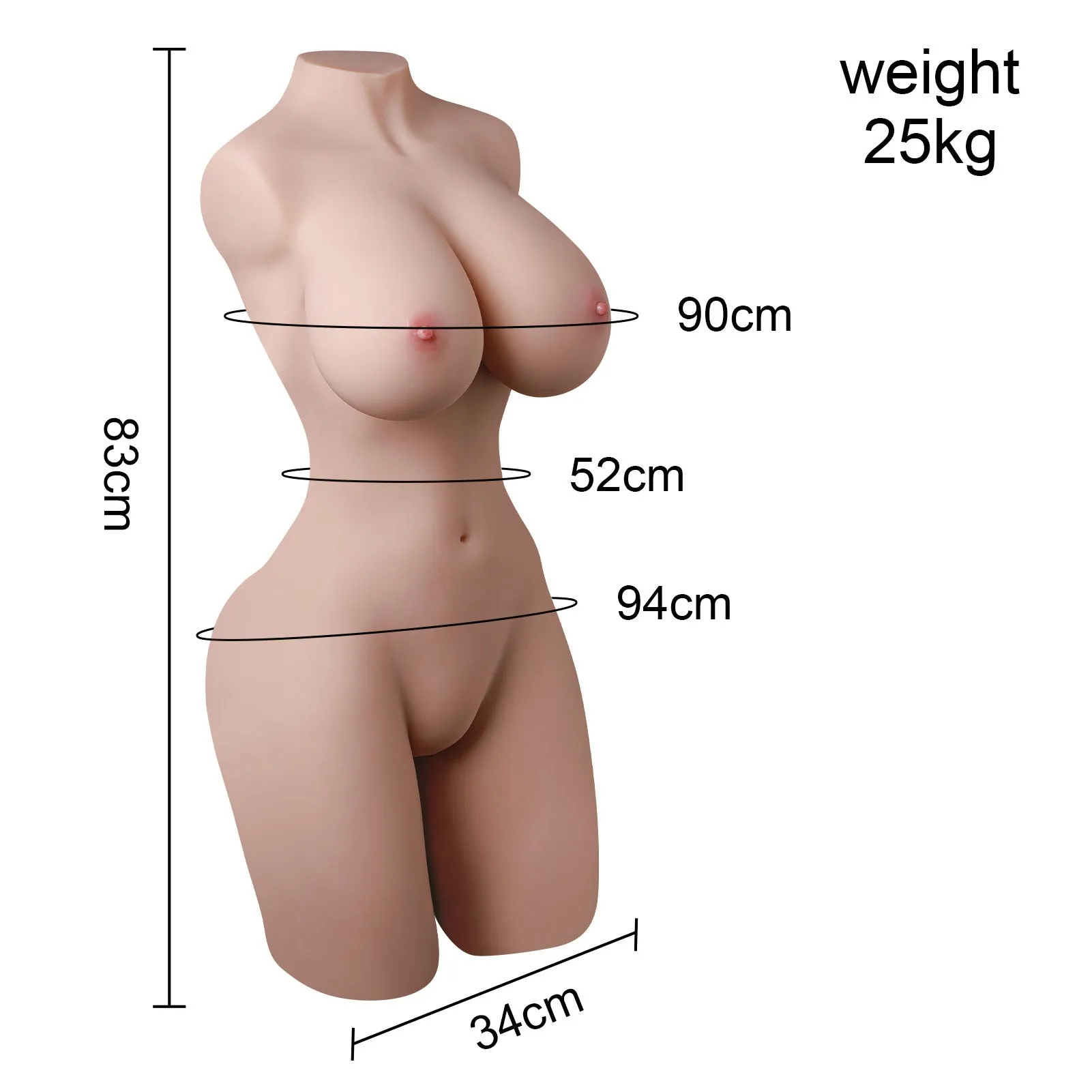 Keren: 55.11lb Life Size Thrusting Waterproof Love Doll