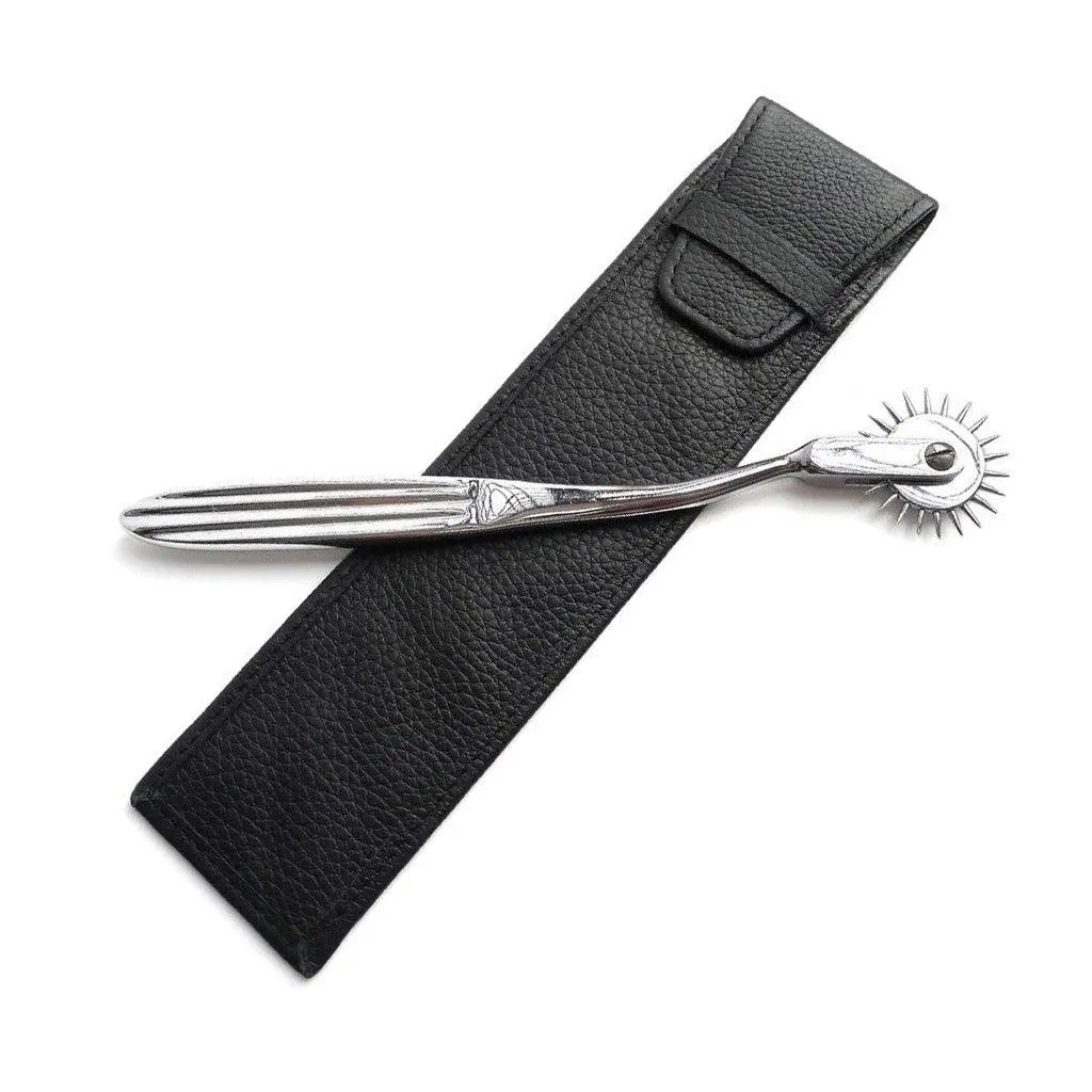 KinkLab Wartenberg Pinwheel with Leather Sheath