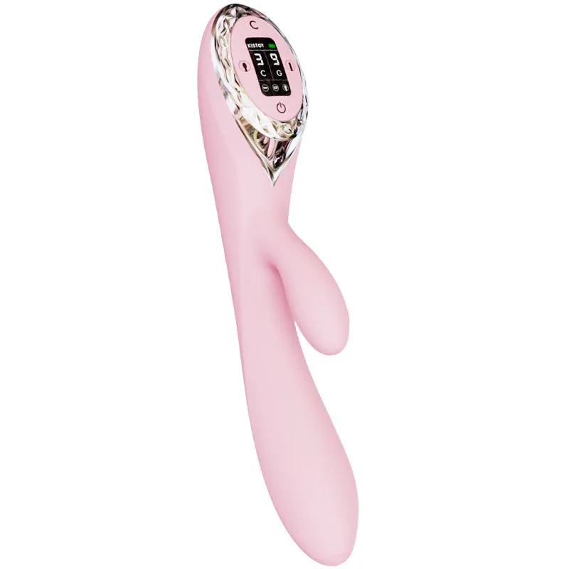 KISTOY A-King Air Inflatable Rabbit Vibrating Dildo