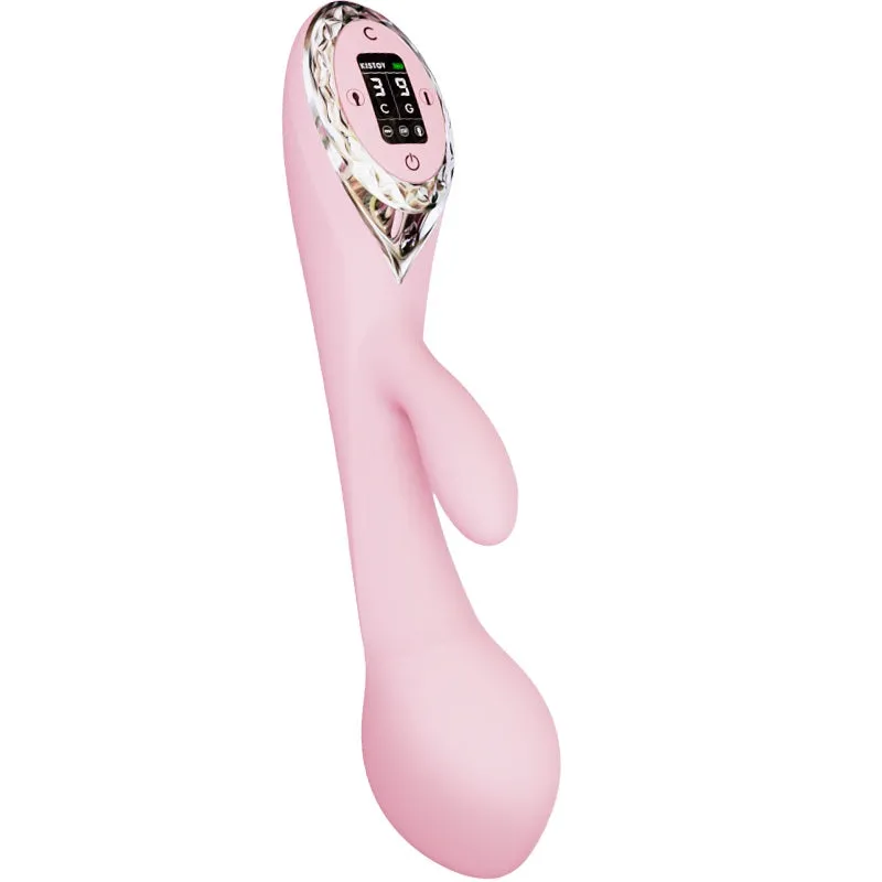 KISTOY A-King Air Inflatable Rabbit Vibrating Dildo