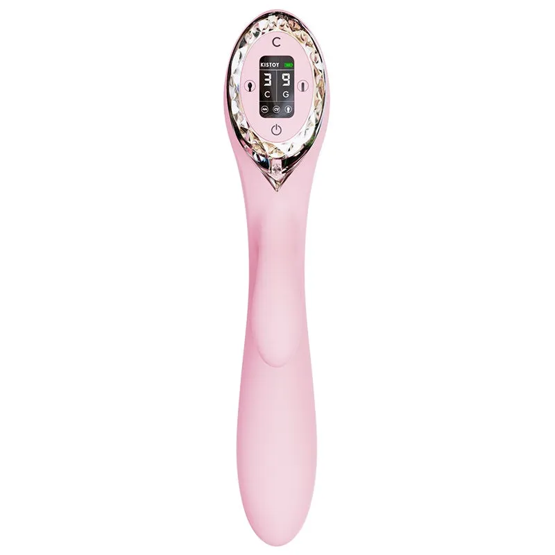 KISTOY A-King Air Inflatable Rabbit Vibrating Dildo