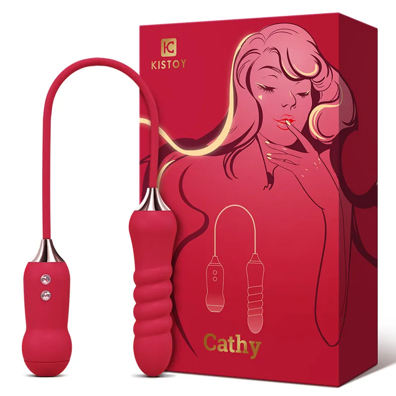 KISTOY Cathy Thrusting & Sucking Egg Vibrator