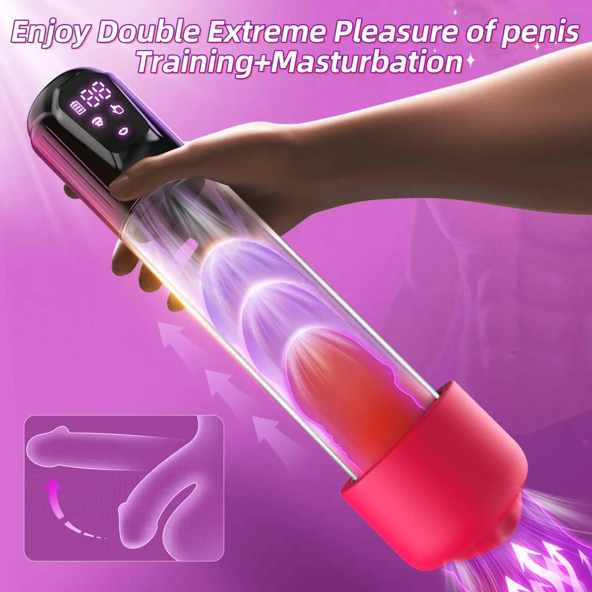 Lagoon 2| Powerful 360° Wrap Suction Male Penis Pump