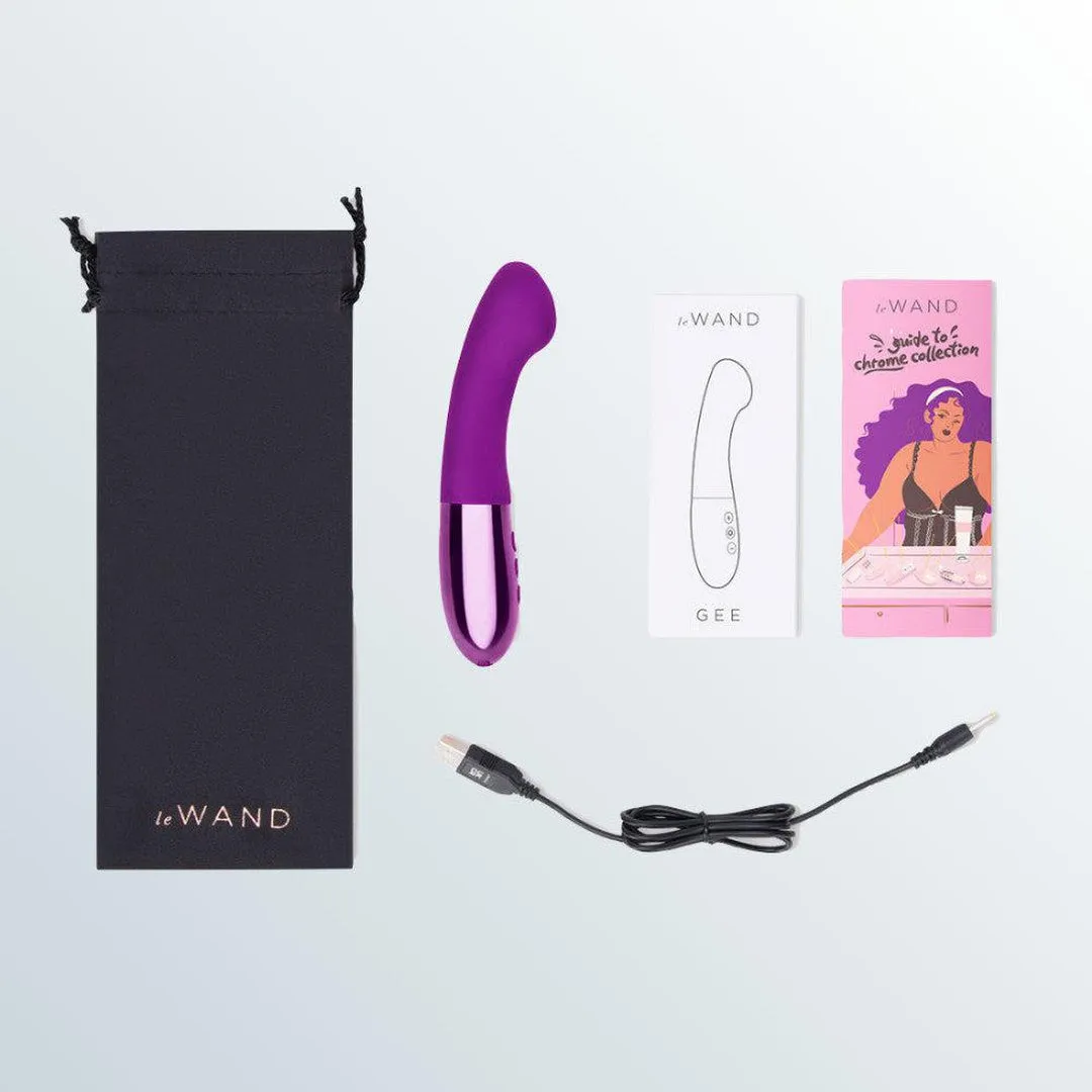 Le Wand Gee G-Spot Vibrator  - Dark Cherry