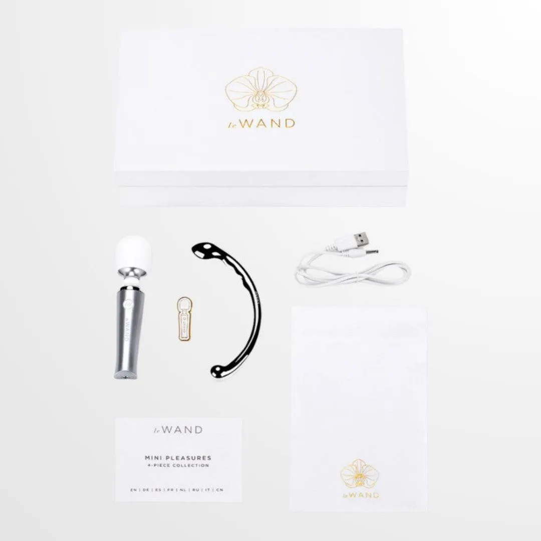 Le Wand Mini Pleasures 4pc Collection - Mini Wand and Mini Hoop