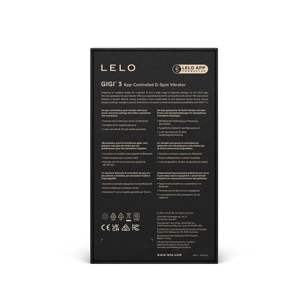 LELO - Gigi 3 App-Controlled G Spot Vibrator
