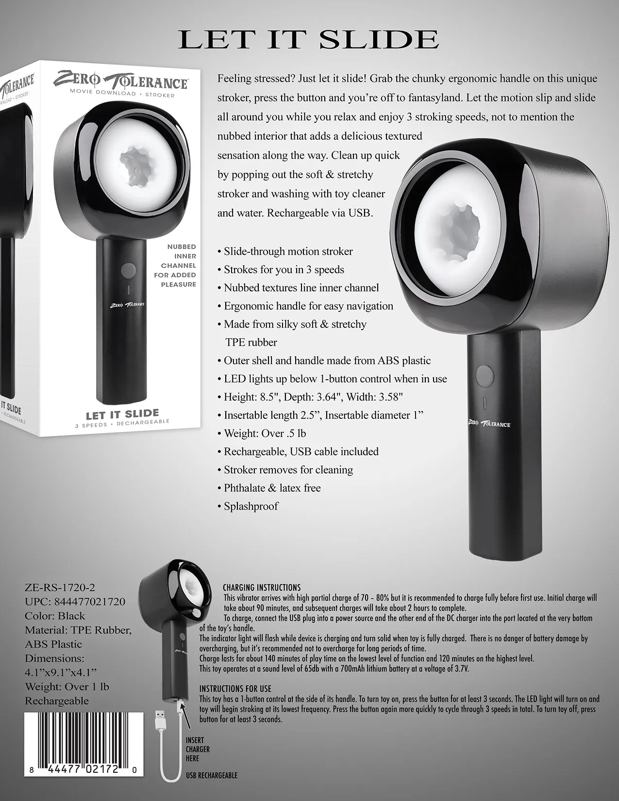 Let It Slide - Slide Through Motion Stroker