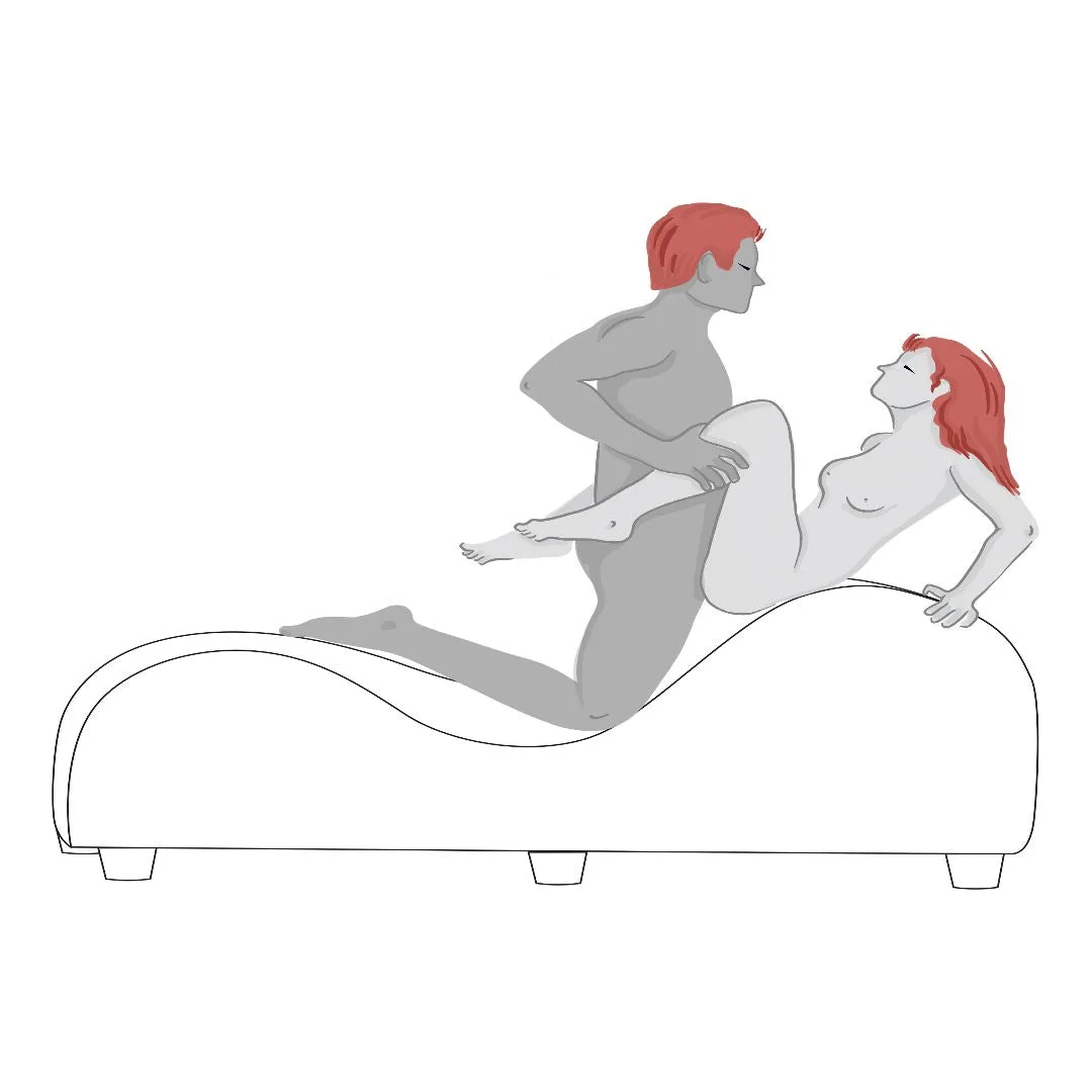 Liberator 'Esse Lounger II' Luxurious Sex Lounge w/ Wood Feet