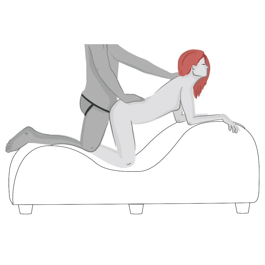 Liberator 'Esse Lounger II' Luxurious Sex Lounge w/ Wood Feet