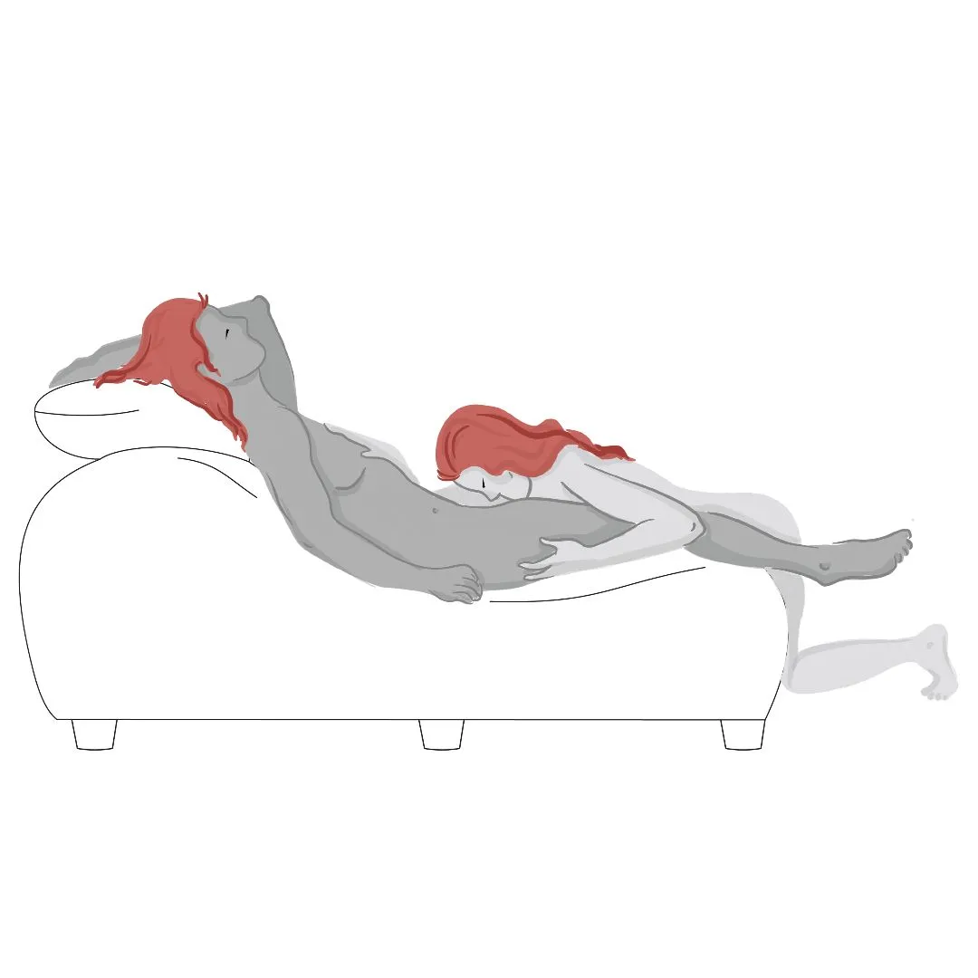 Liberator 'Esse Lounger II' Luxurious Sex Lounge w/ Wood Feet
