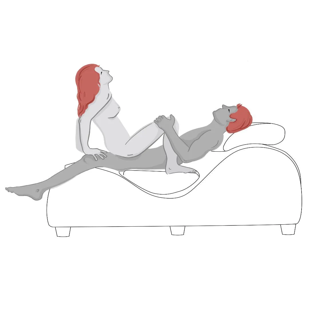 Liberator 'Esse Lounger II' Luxurious Sex Lounge w/ Wood Feet