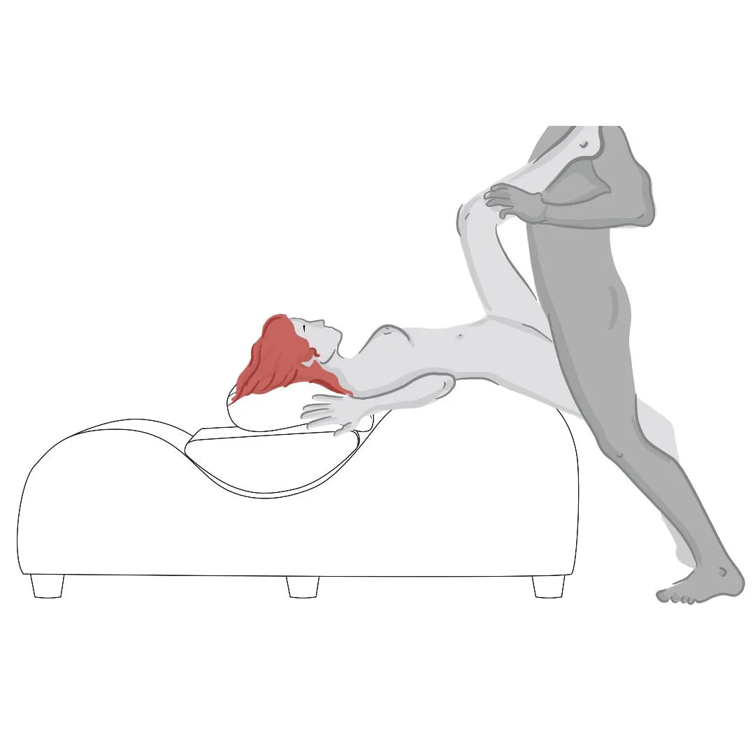 Liberator 'Esse Lounger II' Luxurious Sex Lounge w/ Wood Feet
