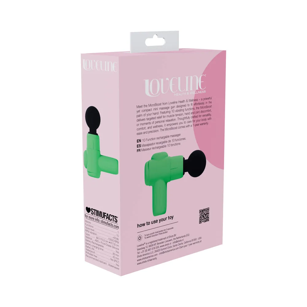 LoveLine MicroBoost Massager Silicone Green