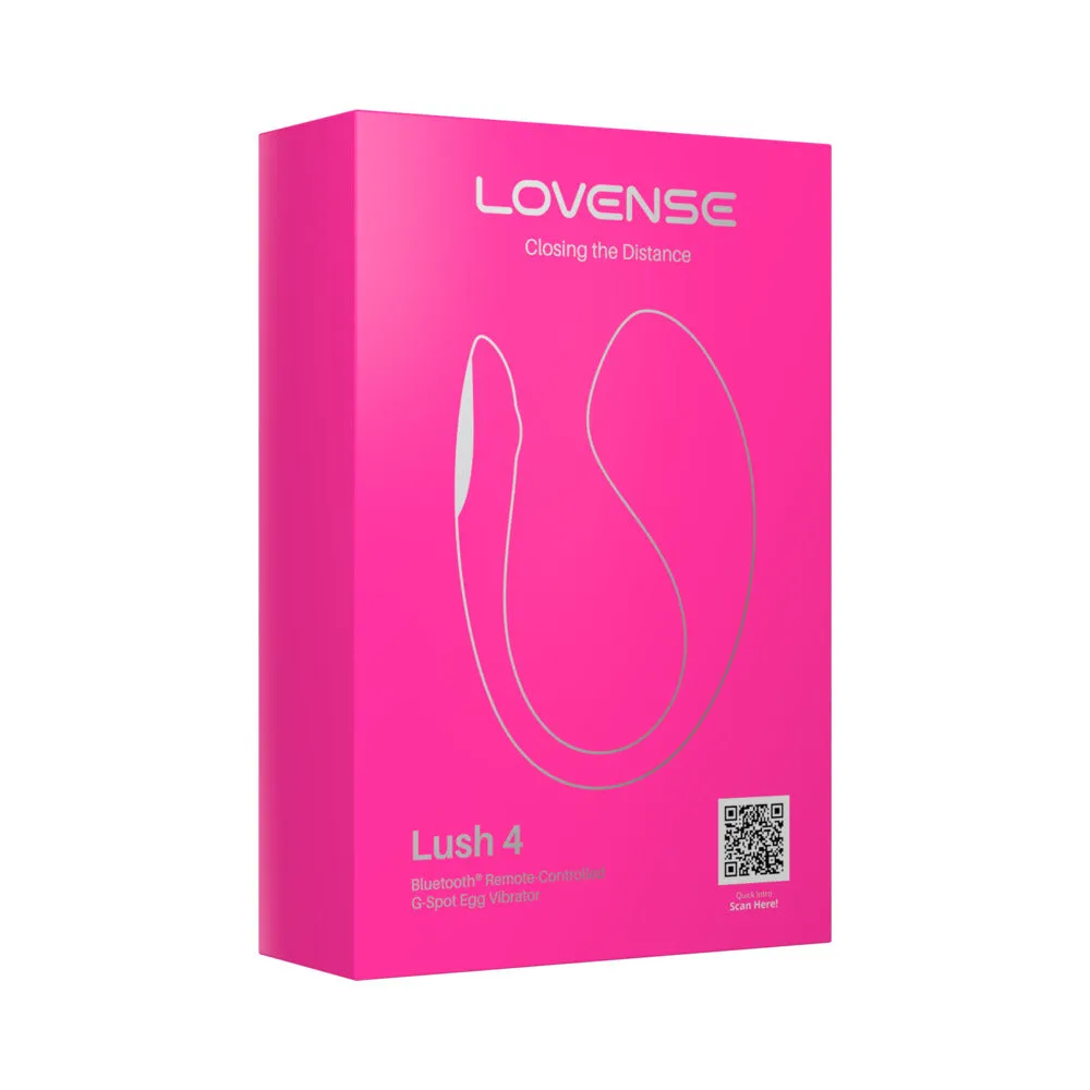 Lovense Lush 4 Bluetooth Remote-Controlled Egg Vibrator