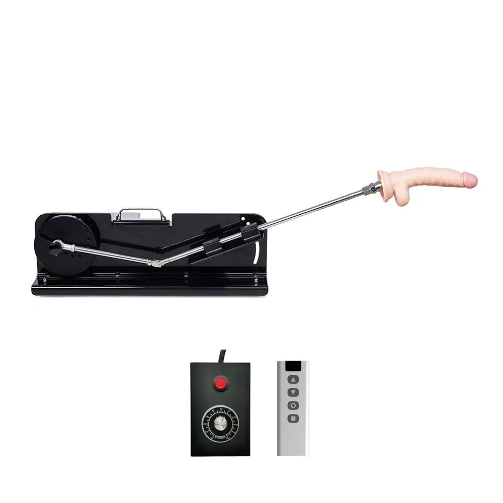 Lustti Classic Sex Machine FM12 with 120-Watt Motor. Anti-Rotation Connecting System