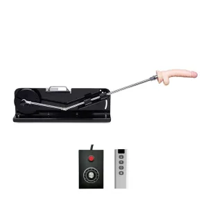 Lustti Classic Sex Machine FM12 with 120-Watt Motor. Anti-Rotation Connecting System