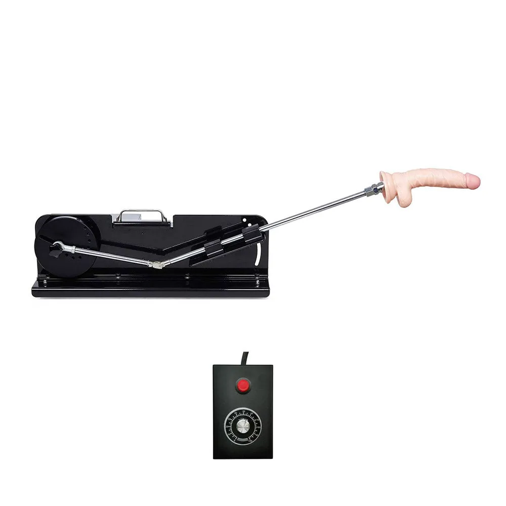 Lustti Classic Sex Machine FM12 with 120-Watt Motor. Anti-Rotation Connecting System