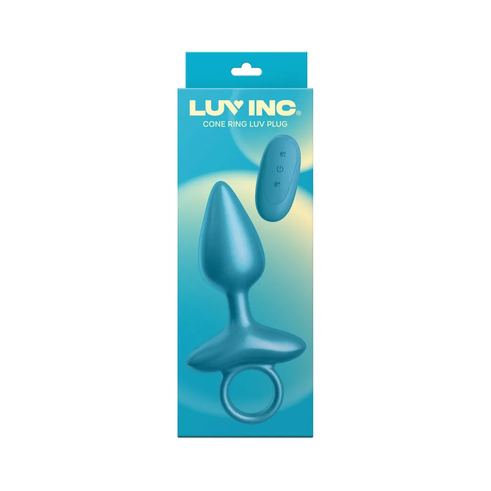 Luv Inc. Cr82: Cone Ring Luv Plug Metallic Blue