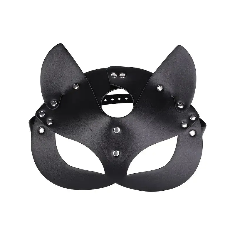 Luxurious Combination Sexy Catwoman Mask Tail Metal Anal Plug Cosplay
