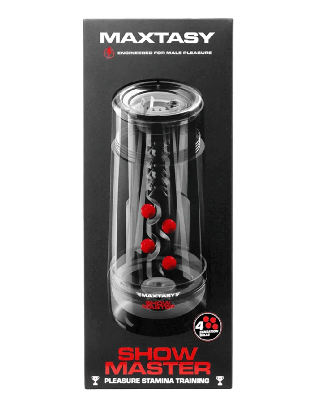 Maxtasy Show Master Clear Viewable Stroker